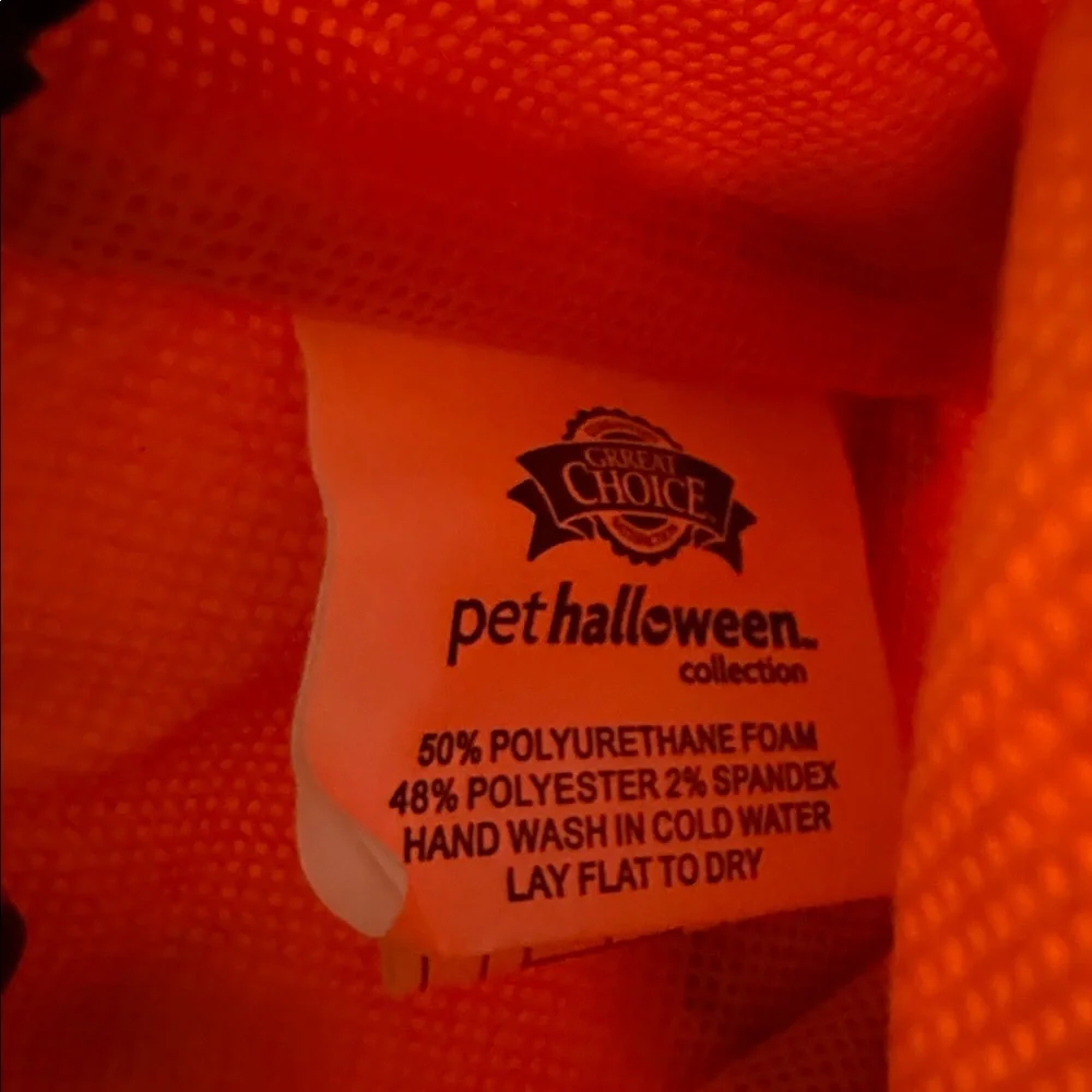 Halloween Orange Polka Dot Witch Costume for Dog *NWOT